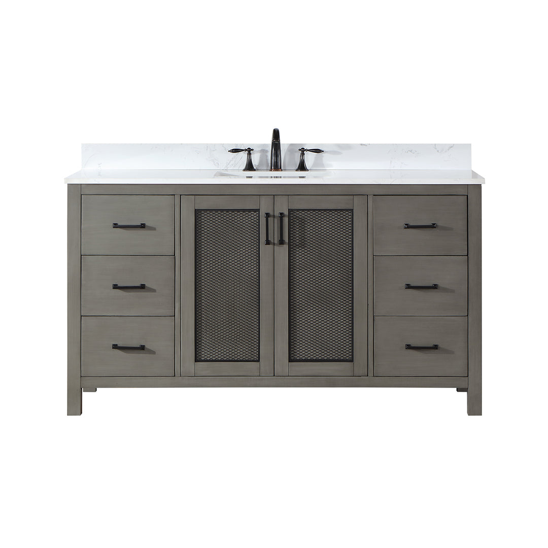 Hadiya 60" Single Bathroom Vanity Set