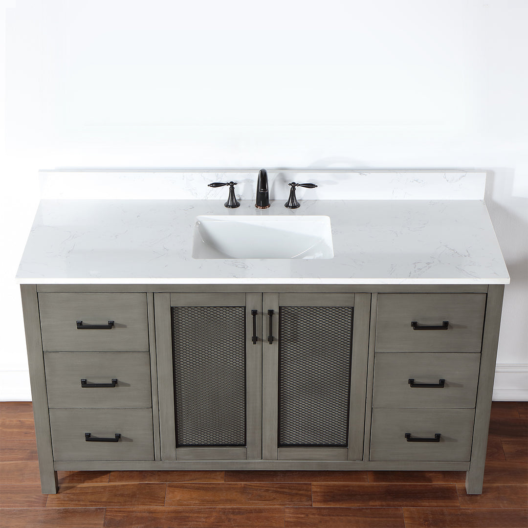 Hadiya 60" Single Bathroom Vanity Set