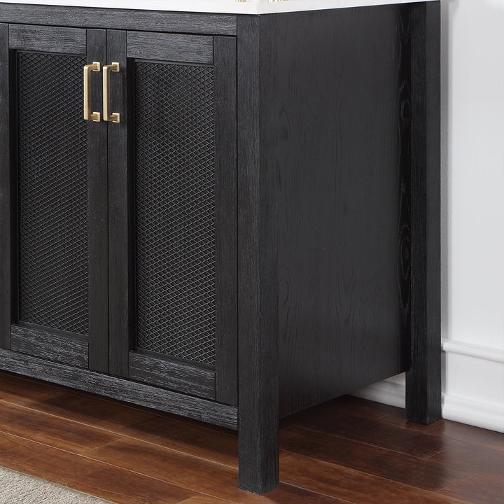 Hadiya 72" Double Bathroom Vanity Set