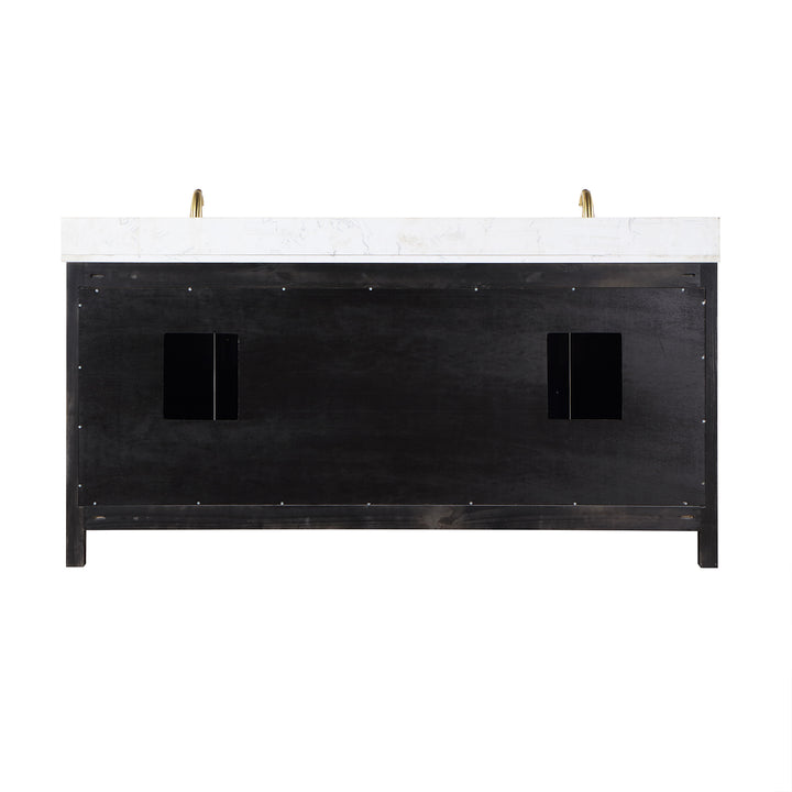 Hadiya 72" Double Bathroom Vanity Set