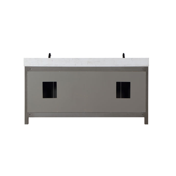 Hadiya 72" Double Bathroom Vanity Set