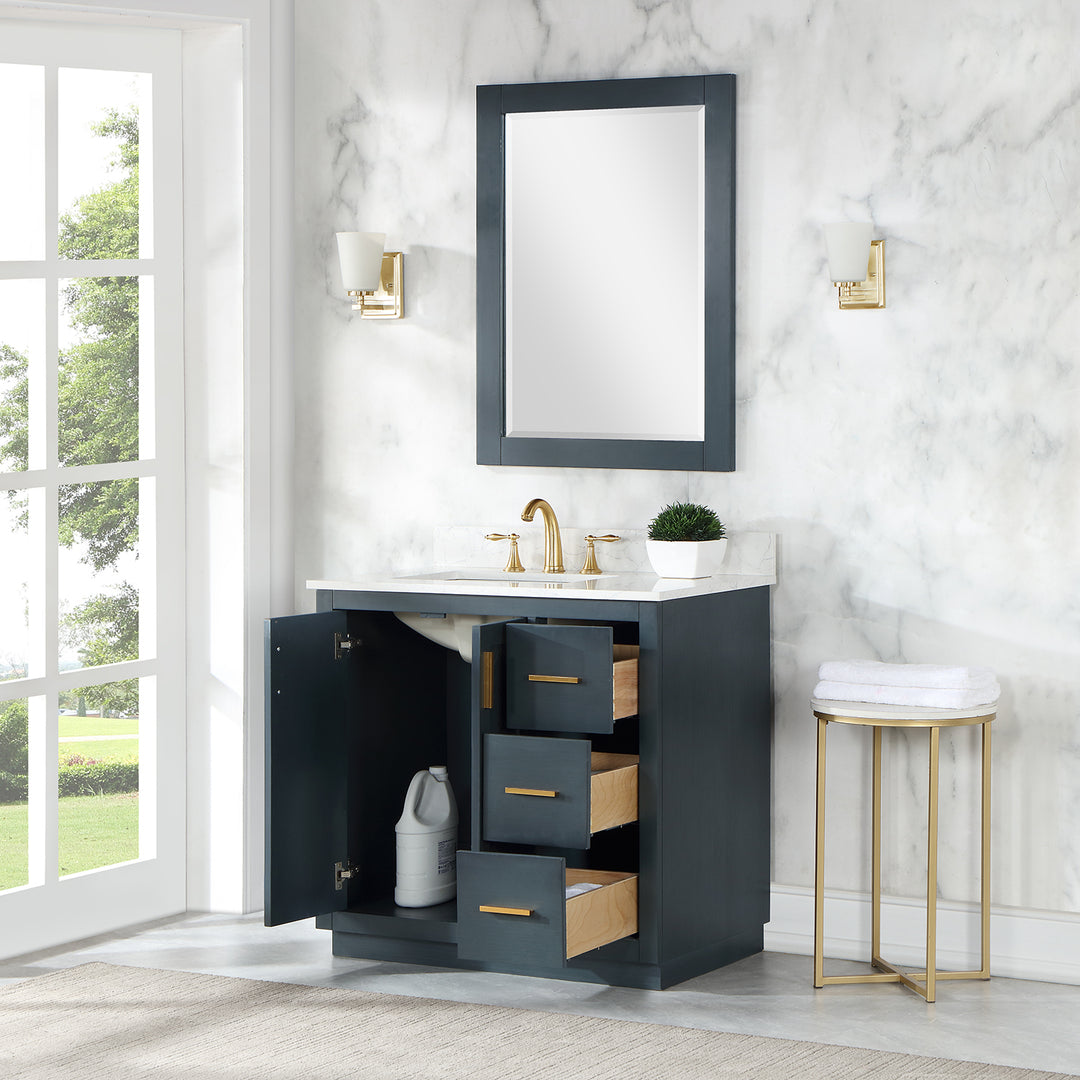 Gazsi 36" Single Bathroom Vanity Set