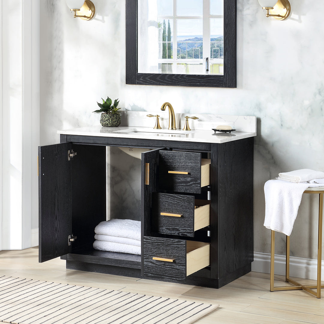 Gazsi 42" Single Bathroom Vanity Set