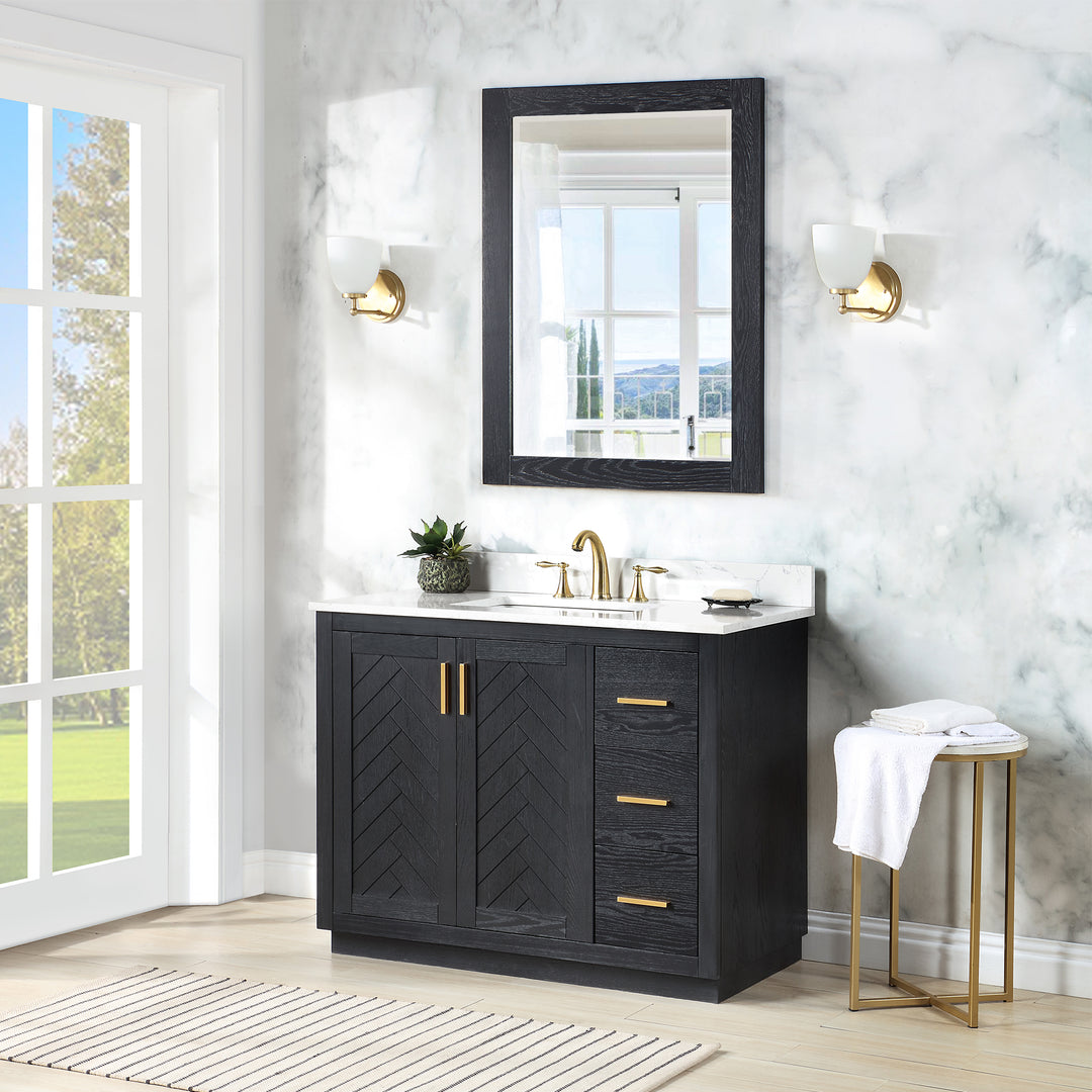 Gazsi 42" Single Bathroom Vanity Set