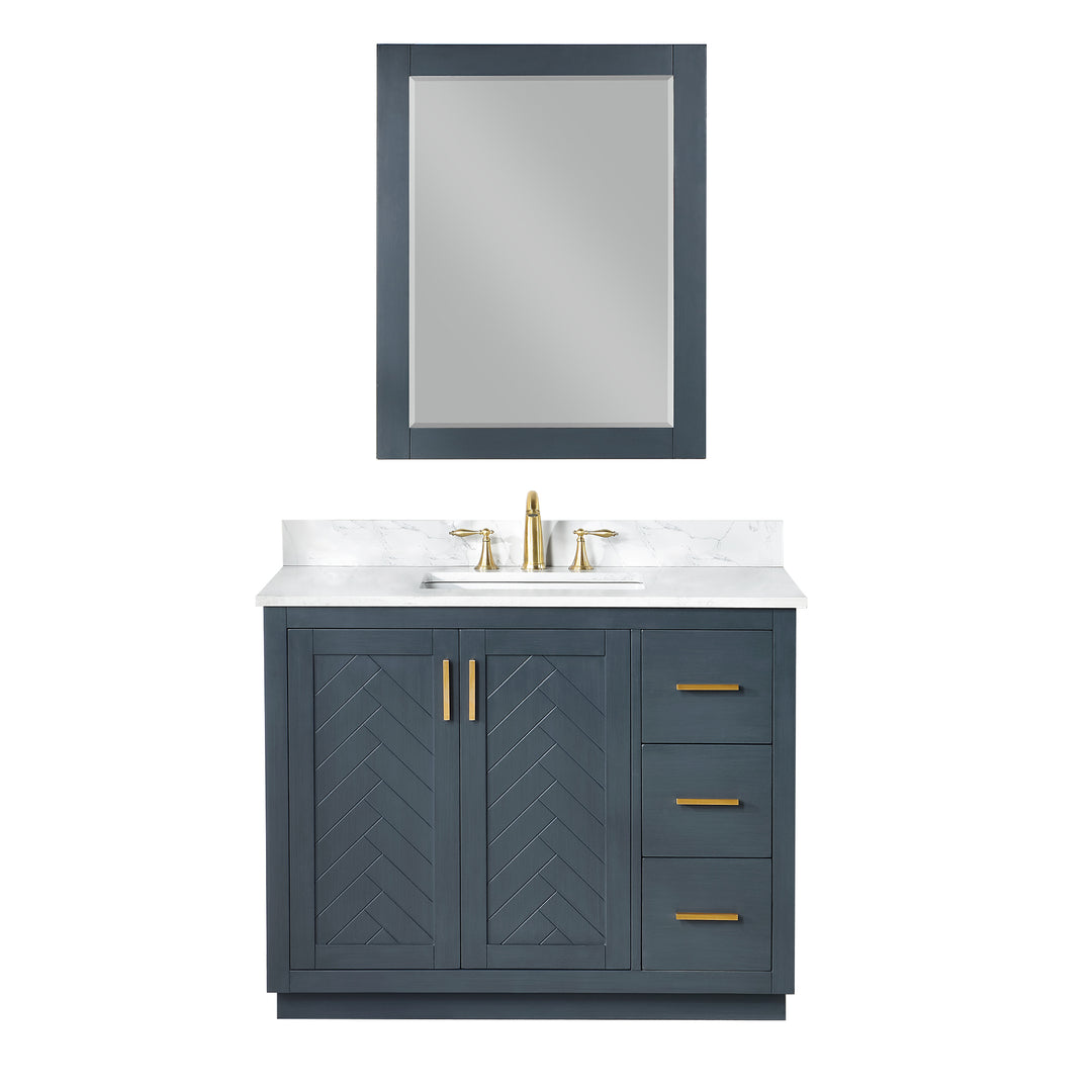 Gazsi 42" Single Bathroom Vanity Set