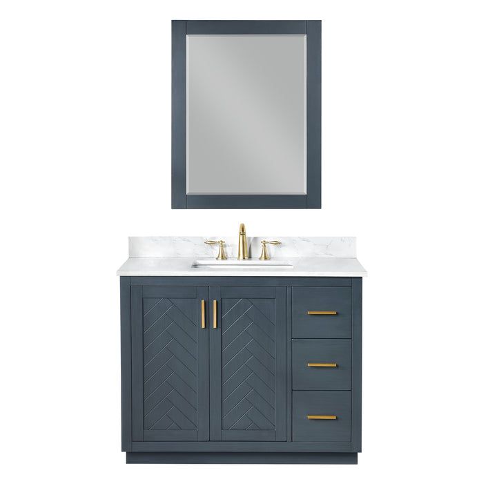 Gazsi 42" Single Bathroom Vanity Set