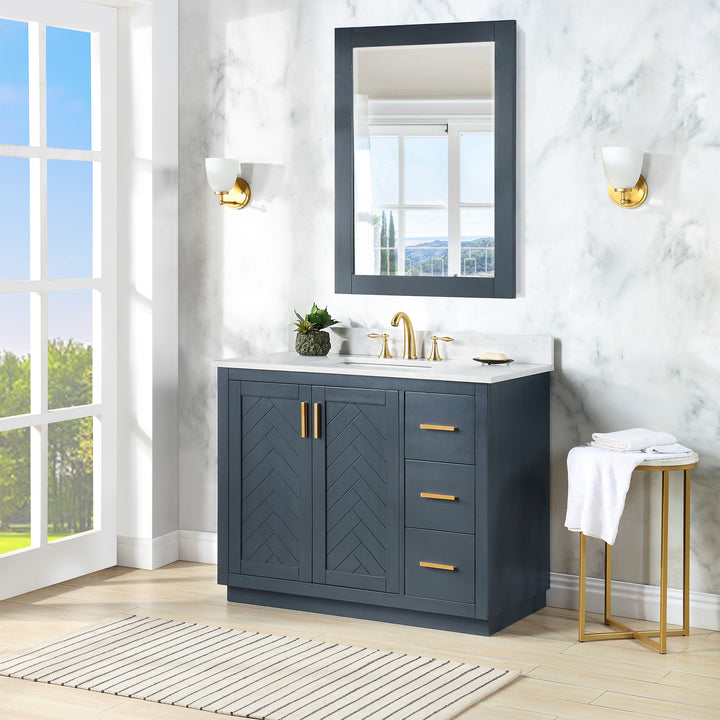 Gazsi 42" Single Bathroom Vanity Set