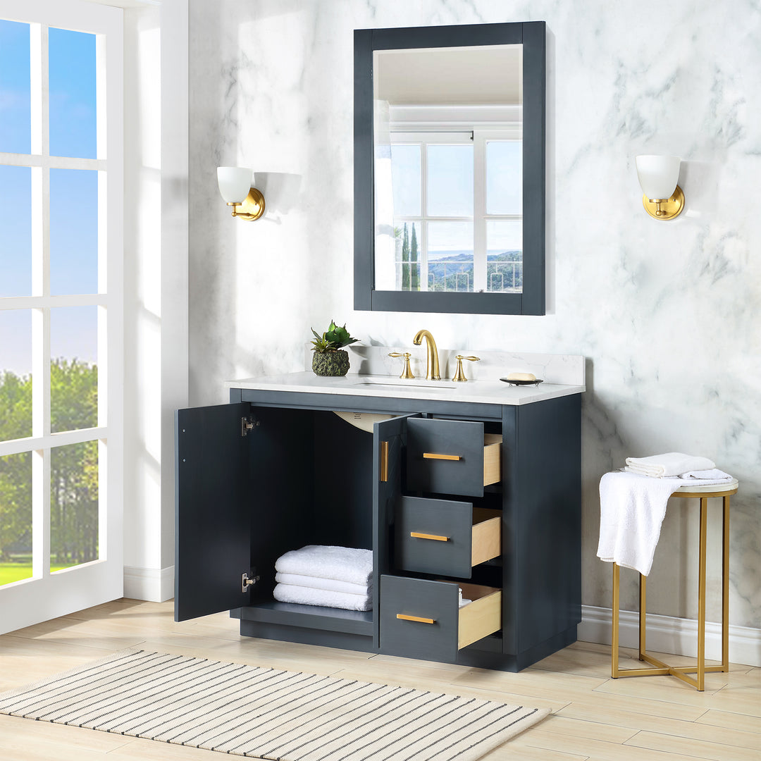 Gazsi 42" Single Bathroom Vanity Set