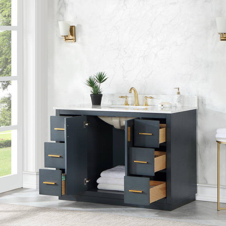 Gazsi 48" Single Bathroom Vanity Set