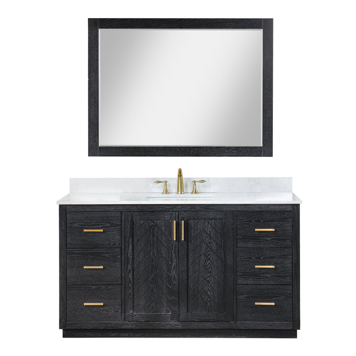 Gazsi 60" Single Bathroom Vanity Set