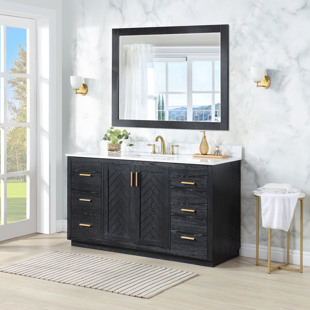 Gazsi 60" Single Bathroom Vanity Set