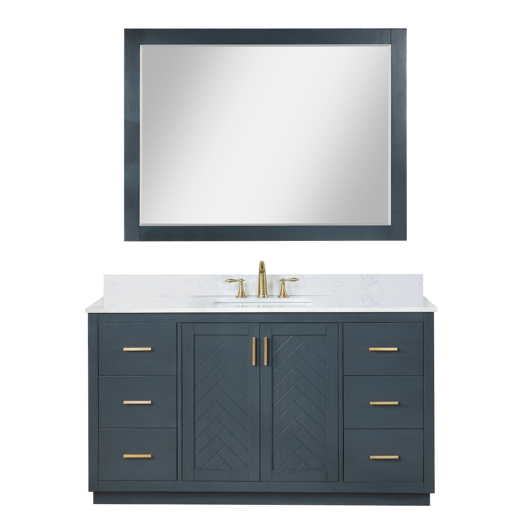 Gazsi 60" Single Bathroom Vanity Set