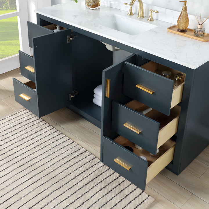 Gazsi 60" Single Bathroom Vanity Set