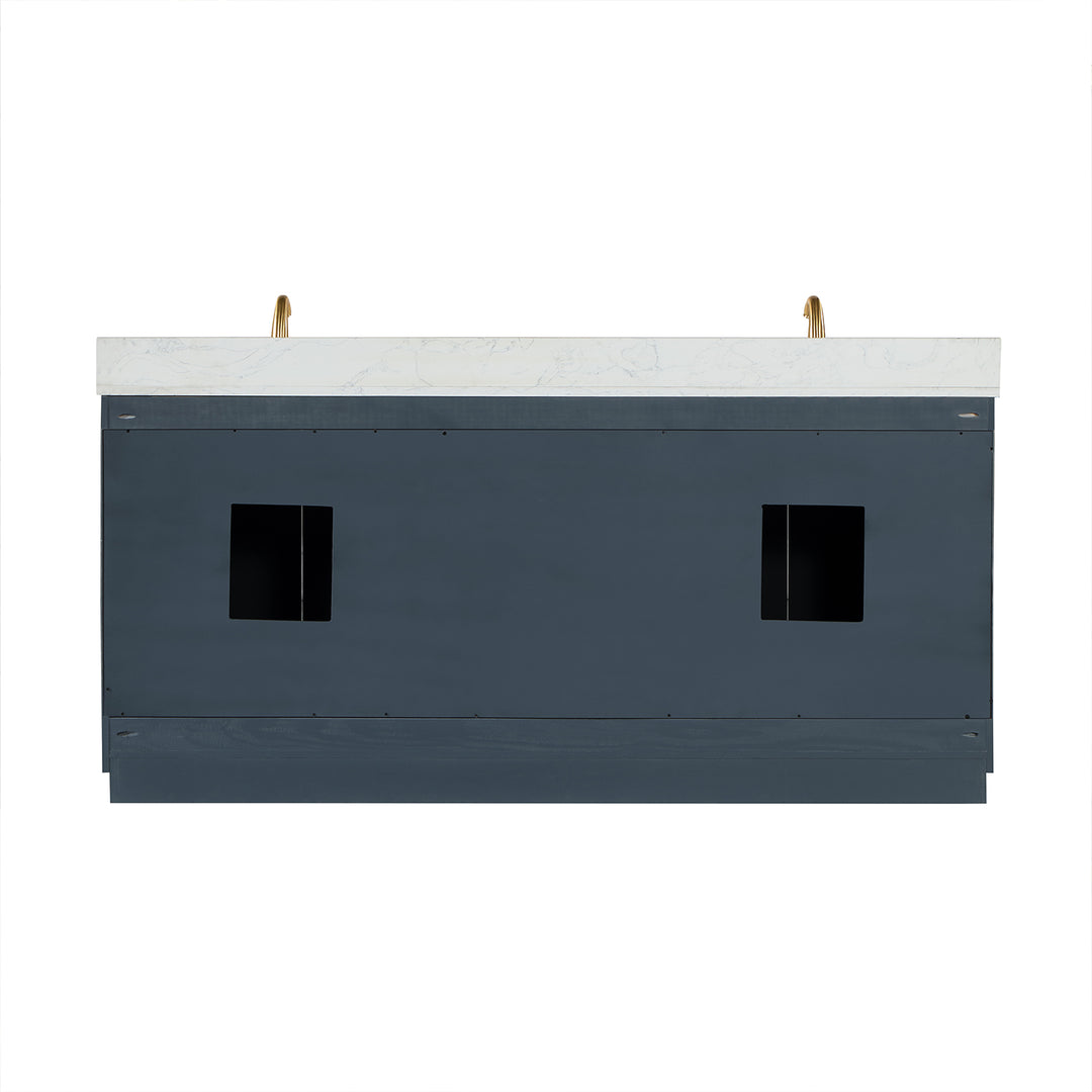 Gazsi 72" Double Bathroom Vanity Set