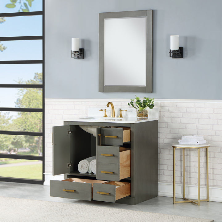 Monna 36" Single Bathroom Vanity Set