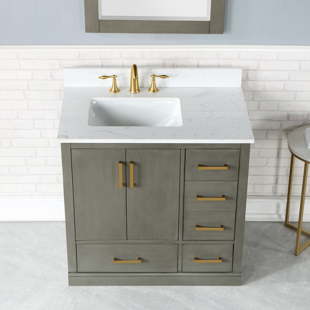 Monna 36" Single Bathroom Vanity Set