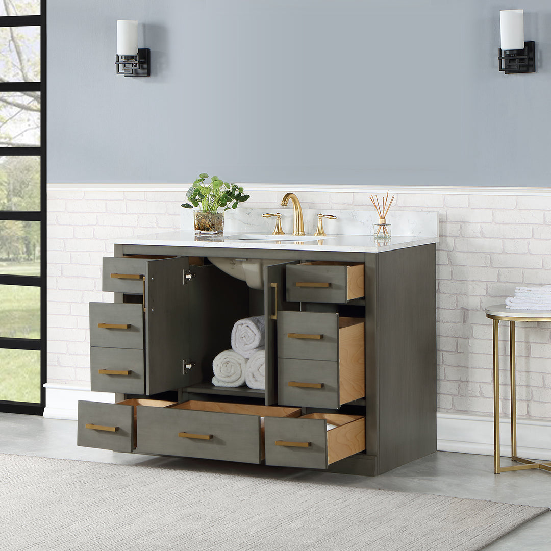 Monna 48" Single Bathroom Vanity Set