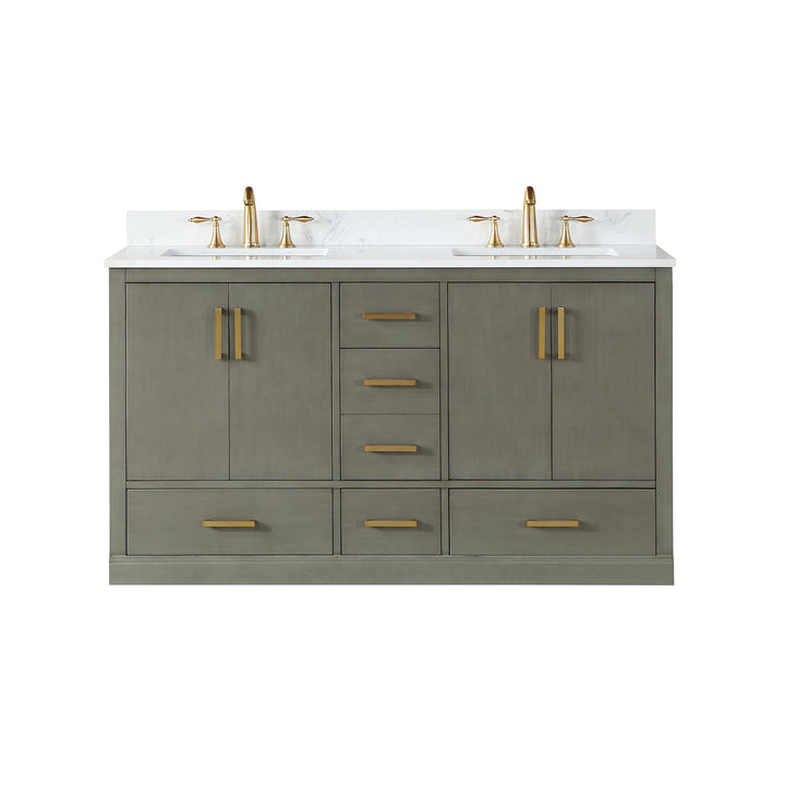 Monna 60" Double Bathroom Vanity Set