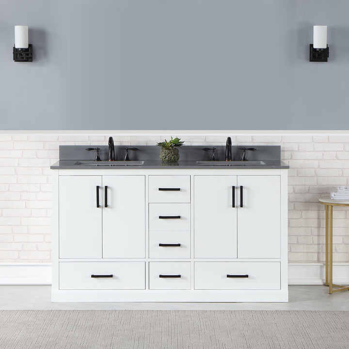 Monna 60" Double Bathroom Vanity Set