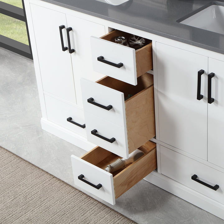 Monna 60" Double Bathroom Vanity Set