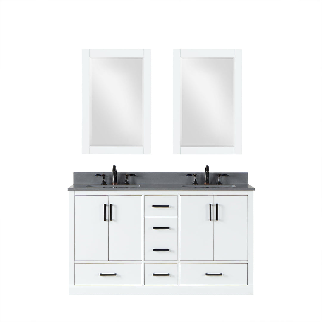 Monna 60" Double Bathroom Vanity Set