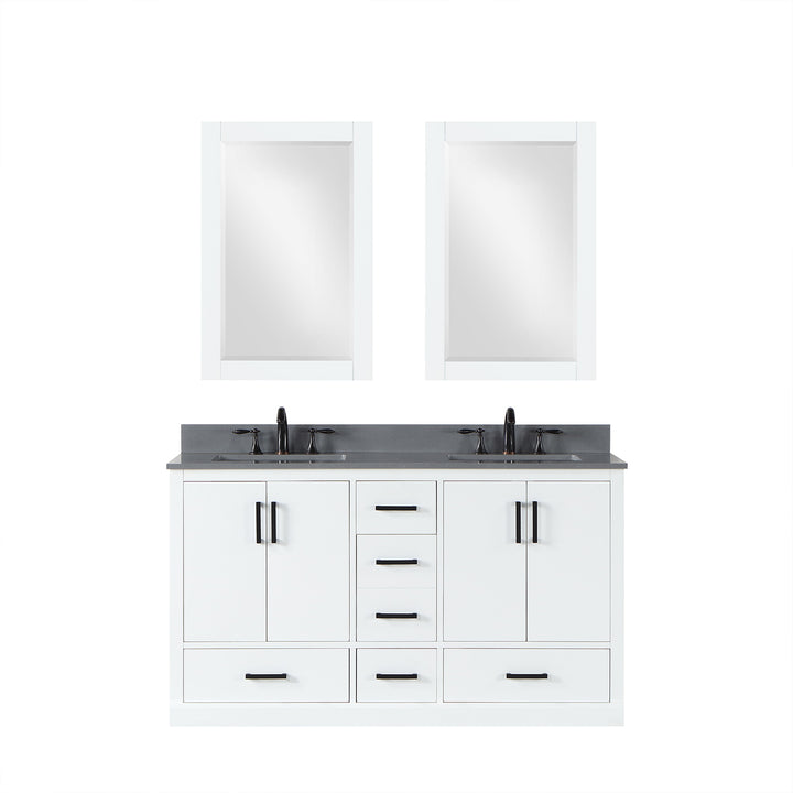 Monna 60" Double Bathroom Vanity Set