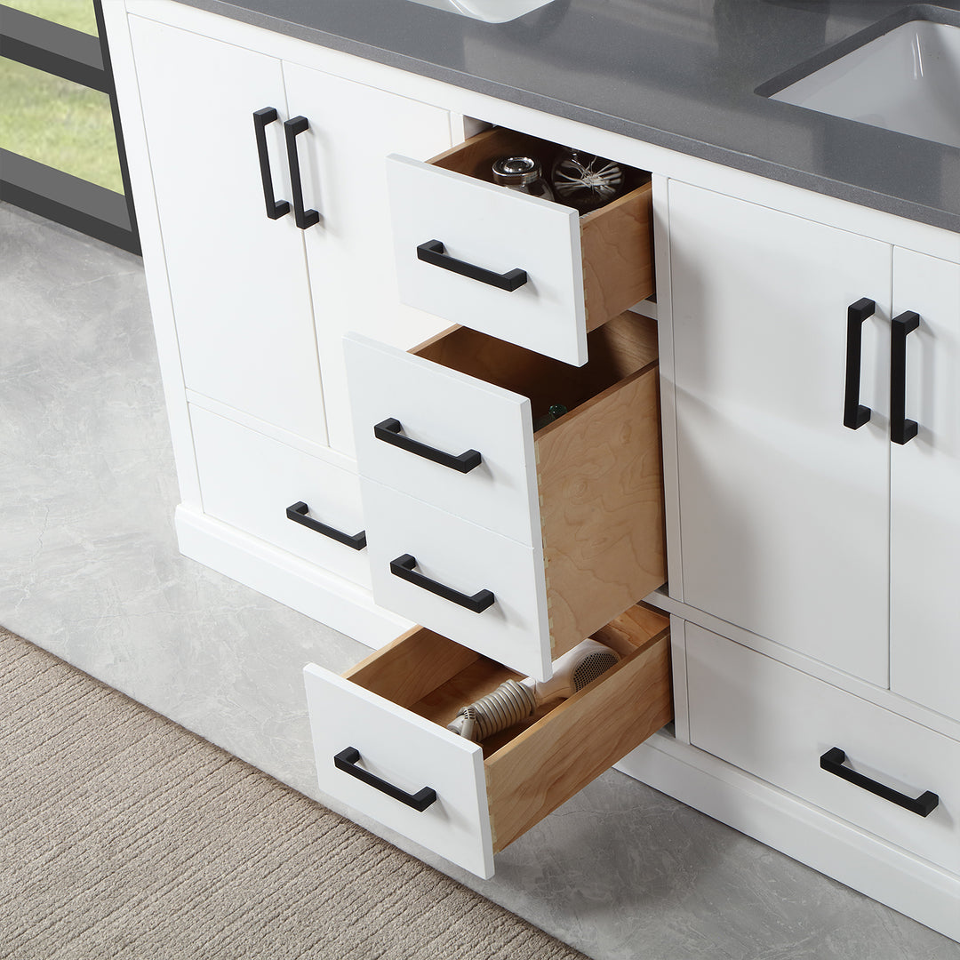 Monna 60" Double Bathroom Vanity Set