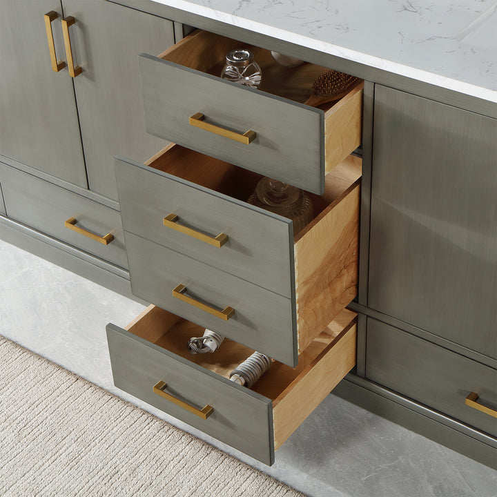 Monna 72" Double Bathroom Vanity Set