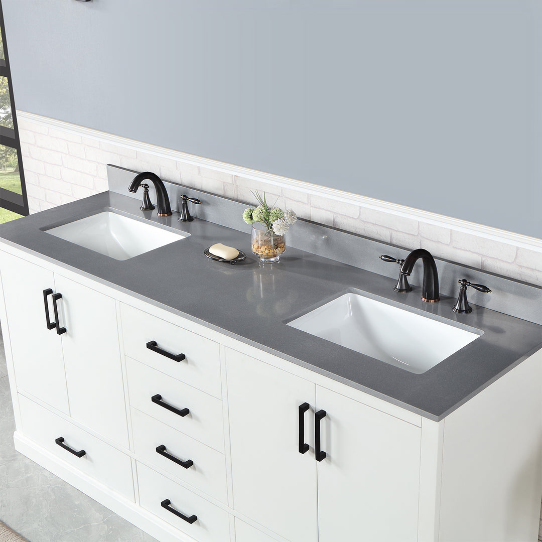 Monna 72" Double Bathroom Vanity Set