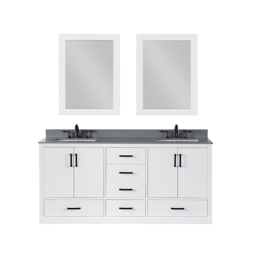 Monna 72" Double Bathroom Vanity Set