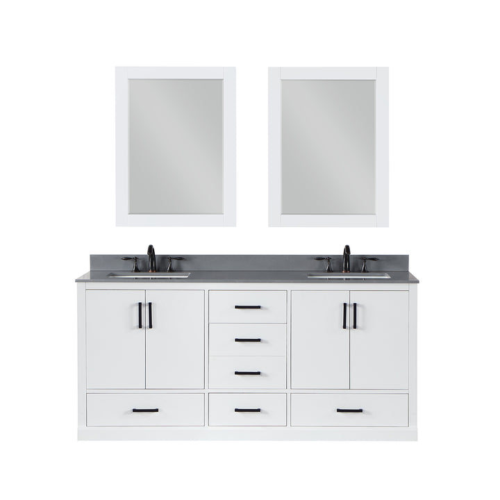 Monna 72" Double Bathroom Vanity Set