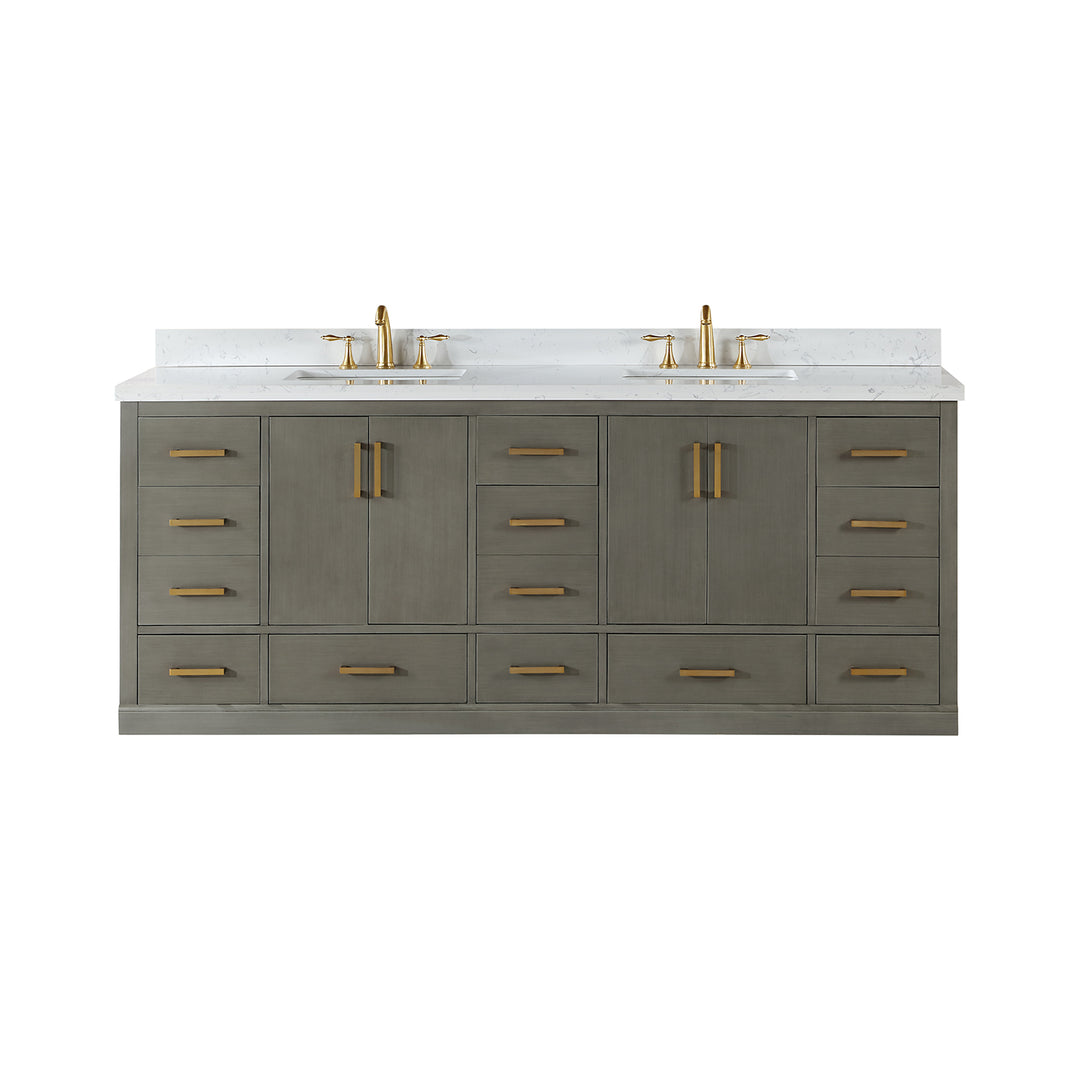 Monna 84" Double Bathroom Vanity Set