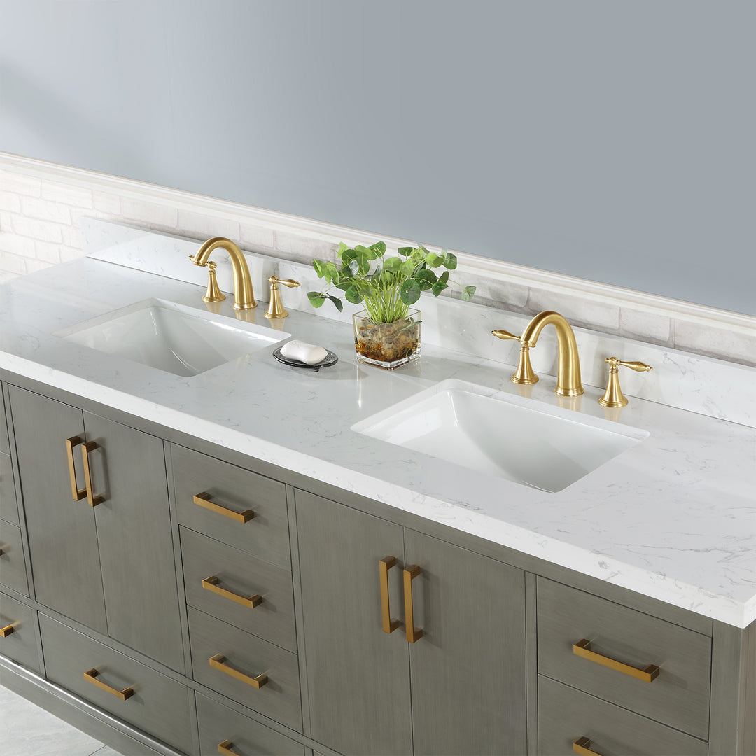 Monna 84" Double Bathroom Vanity Set
