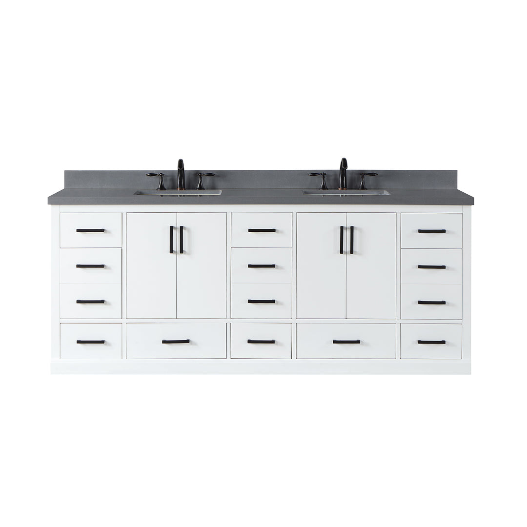 Monna 84" Double Bathroom Vanity Set