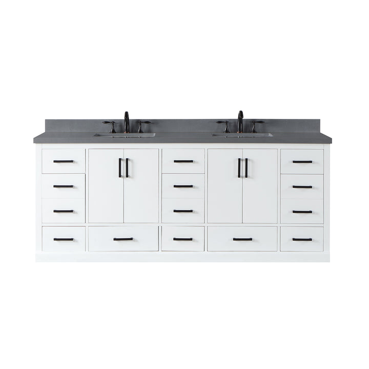 Monna 84" Double Bathroom Vanity Set