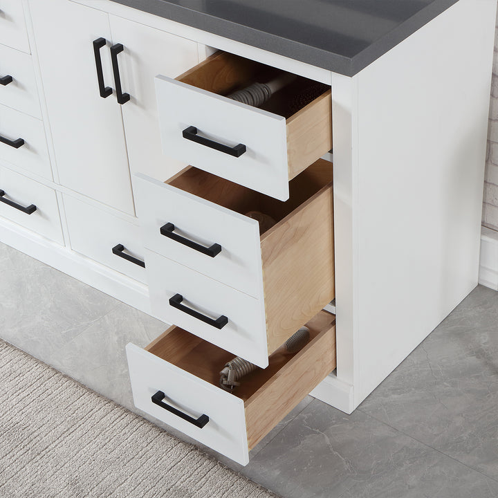 Monna 84" Double Bathroom Vanity Set