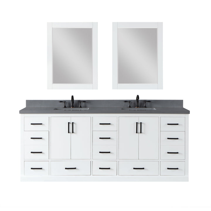 Monna 84" Double Bathroom Vanity Set