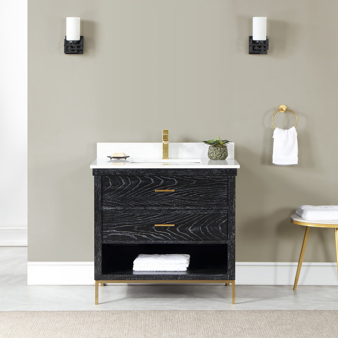 Kesia 36" Single Bathroom Vanity Set