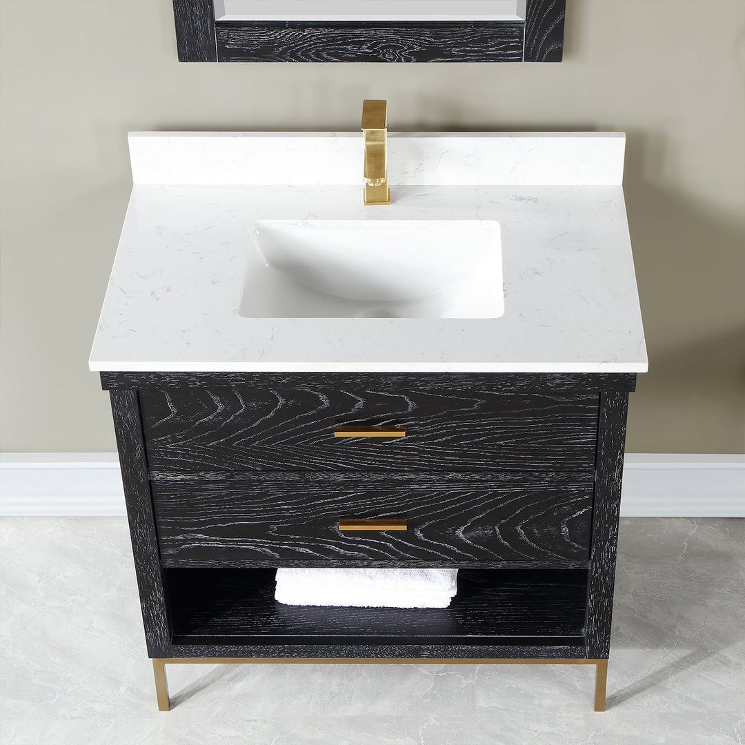 Kesia 36" Single Bathroom Vanity Set