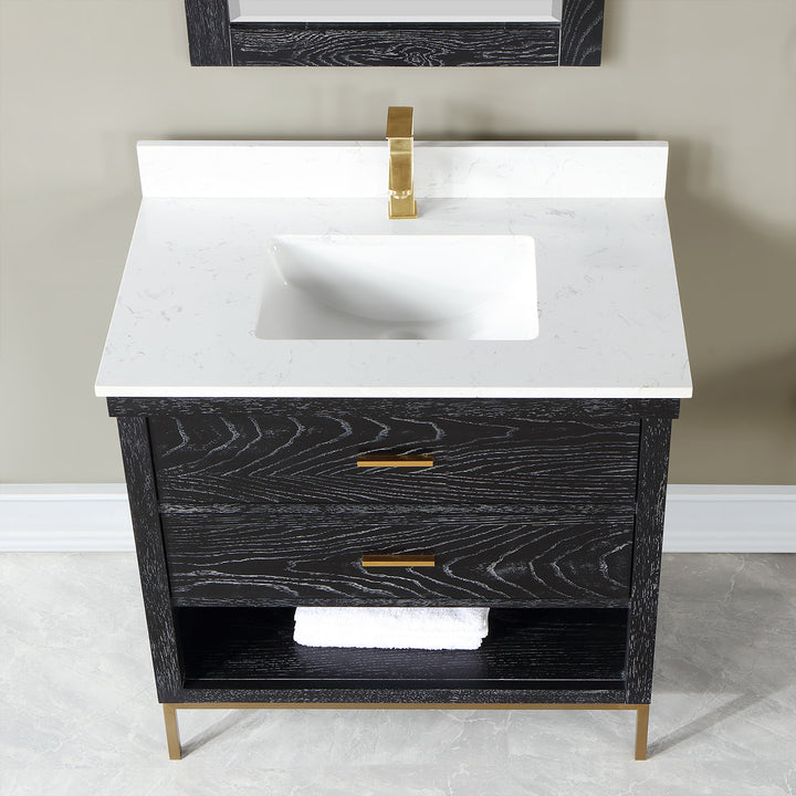 Kesia 36" Single Bathroom Vanity Set