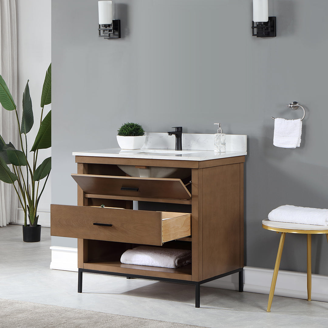 Kesia 36" Single Bathroom Vanity Set