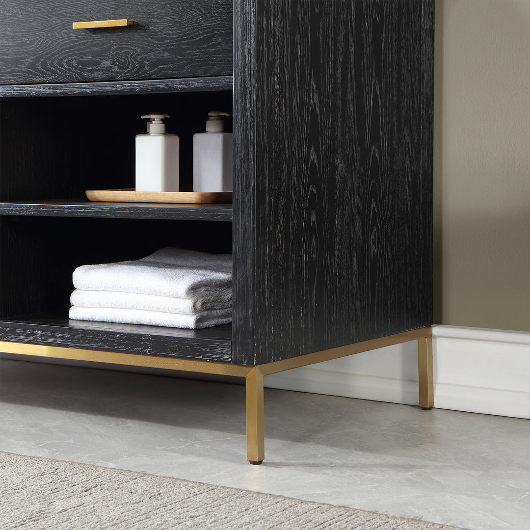 Kesia 60" Double Bathroom Vanity Set