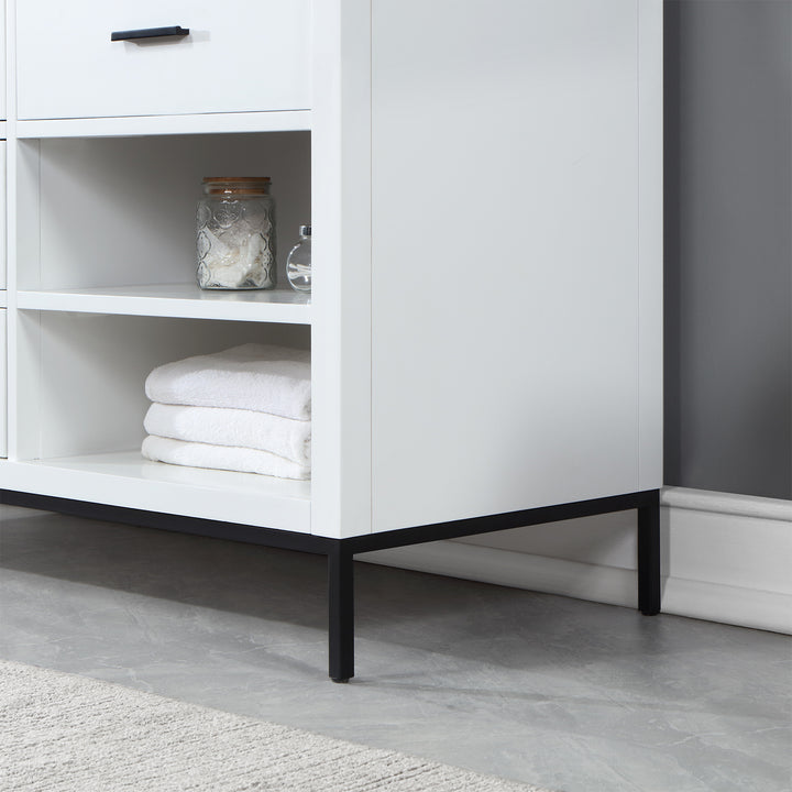 Kesia 60" Double Bathroom Vanity Set