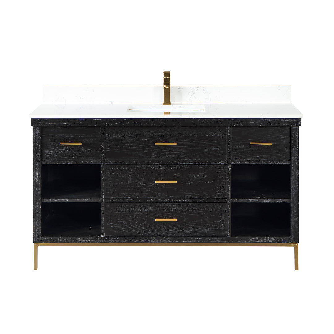 Kesia 60" Single Bathroom Vanity Set