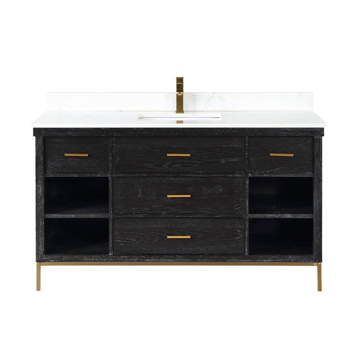 Kesia 60" Single Bathroom Vanity Set