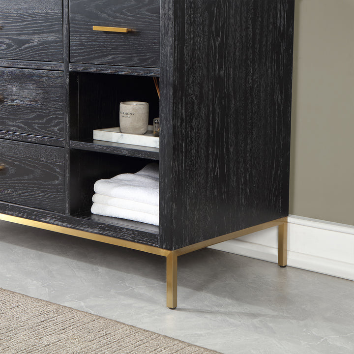 Kesia 60" Single Bathroom Vanity Set