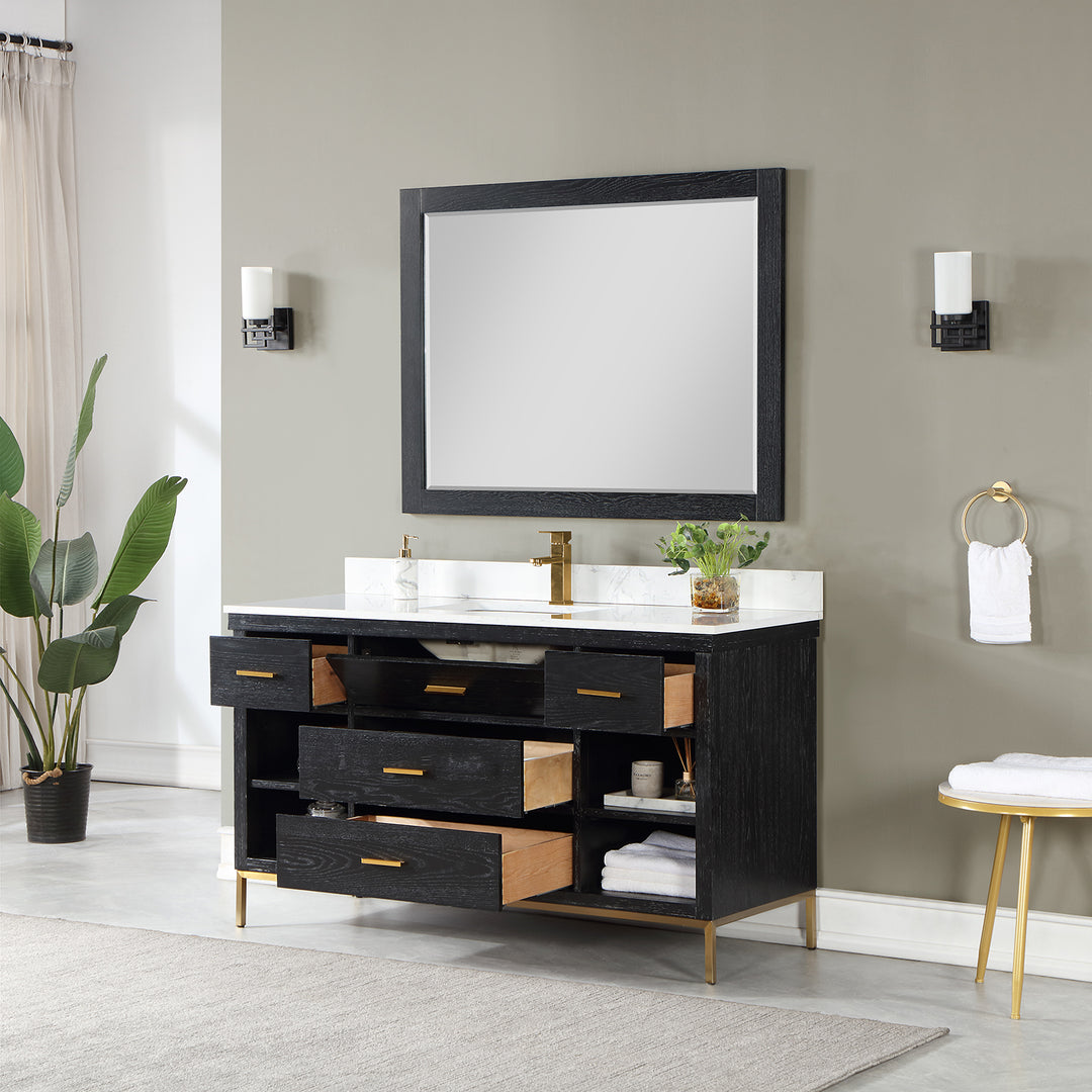 Kesia 60" Single Bathroom Vanity Set