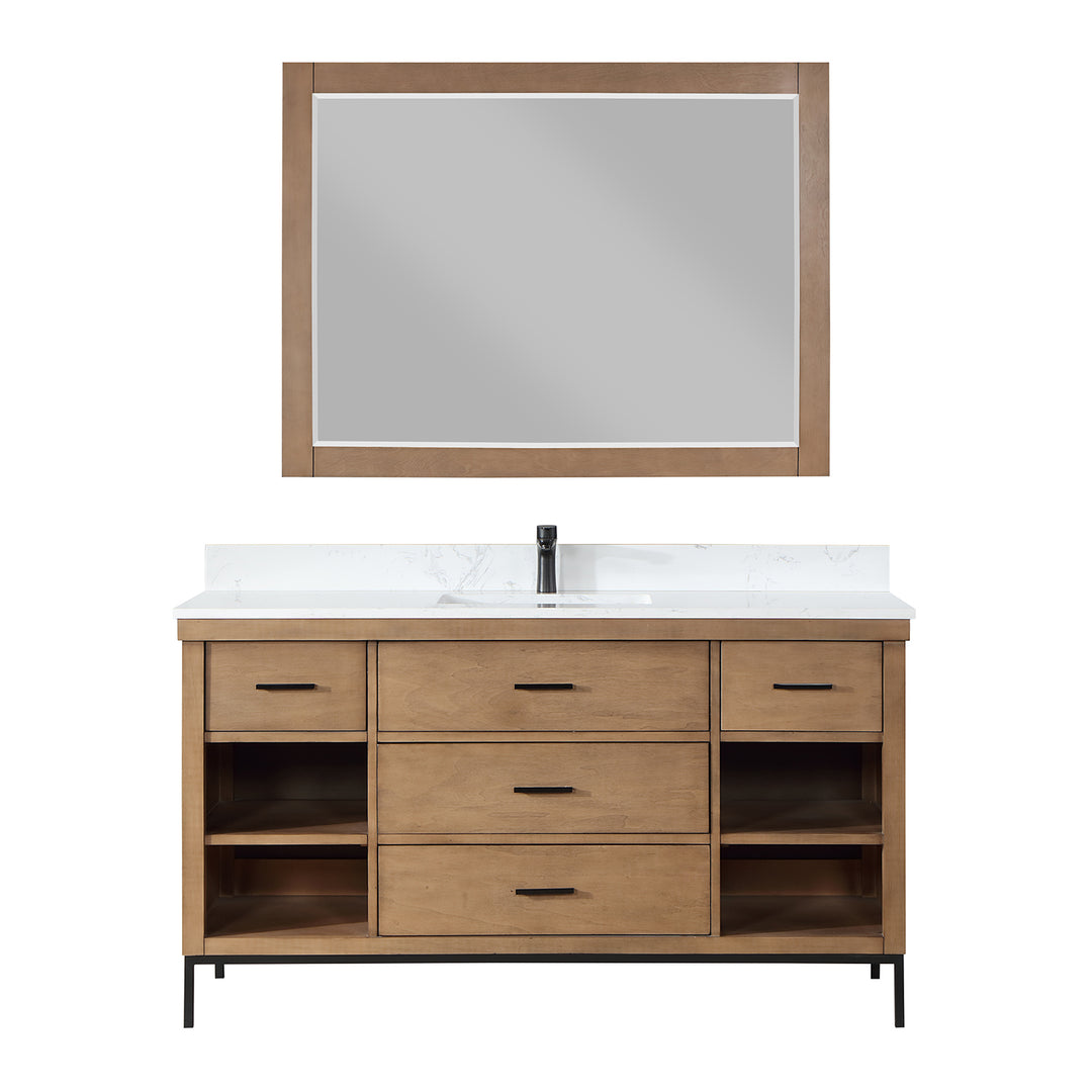 Kesia 60" Single Bathroom Vanity Set