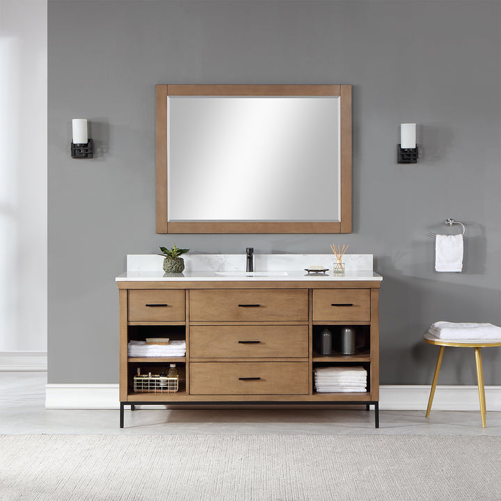 Kesia 60" Single Bathroom Vanity Set