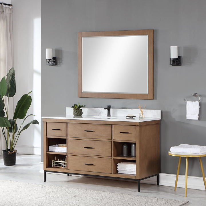 Kesia 60" Single Bathroom Vanity Set